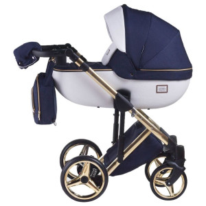 Коляска универсальная Adamex Lucianо Polar Gold 2 в 1